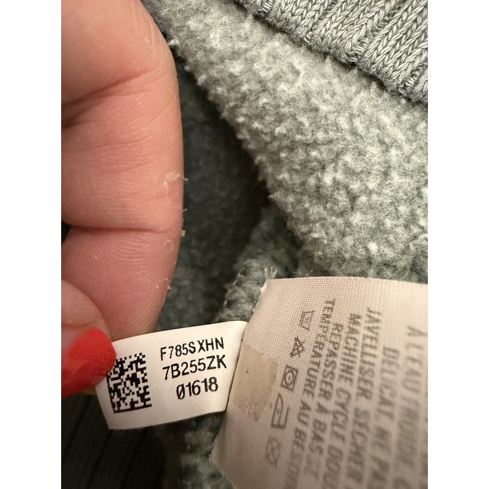 Aerie Quarter Snap Sweatshirt Womens L Royal Palm Oversized Back To Campus - Picture 9 of 11